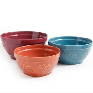 ❤️ New Cornucopia Ceramic Serving Bowl Set by Pioneer Woman